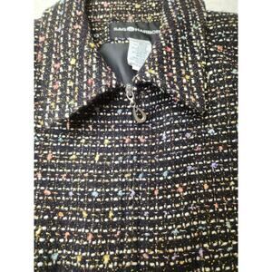 Vintage Black Business Career Office Sag Harbor Jacket Size 12 Cottagecore